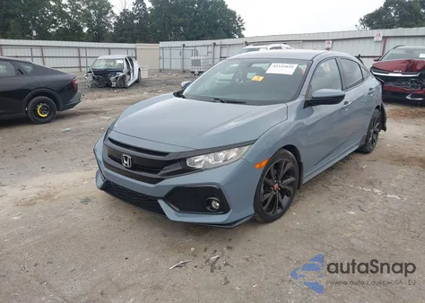 2018 Honda Civic Sport из США, поврежденный, VIN SHHFK7H44JU239718